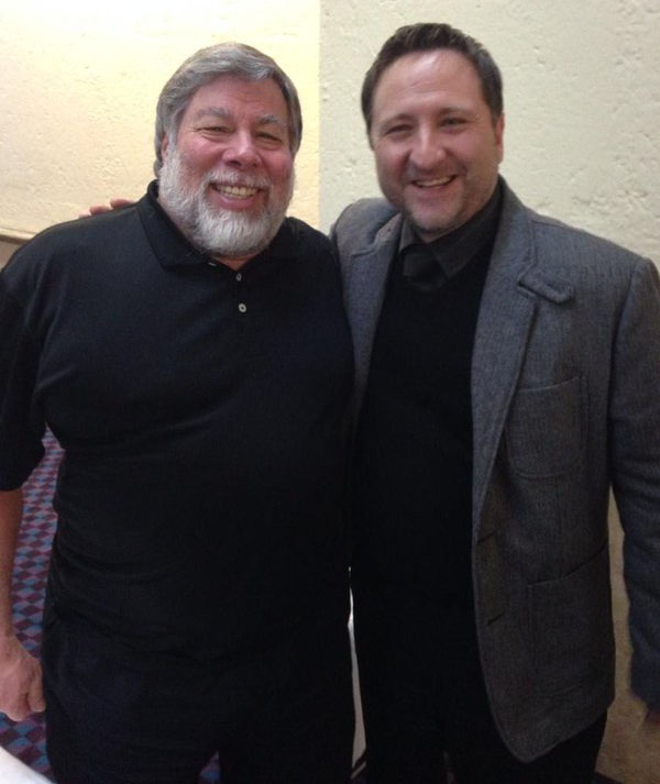 Steve Wozniak and Fernando Gutiérrez